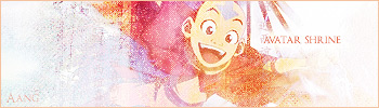 Avatar: The Last Airbender -  Aang Signature / Banner