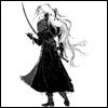 Final Fantasy VII 7 Official Sephiroth Yoshitaka Amano Artwork