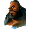 Final Fantasy VII 7 Official Barret Artwork