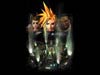 Final Fantasy VII 7 Official Midgar Cloud Aeris Aerith Barret Wallpaper
