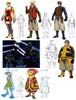 Final Fantasy X 10 Characters Official Art