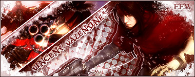 FFVII Dirge of Cerberus Vincent Signature By FFFreak