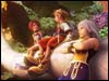 Kingdom Hearts 2 Sora Kairi Riku Opening Screenshot