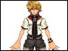 Kingdom Hearts 2 Roxas Official Artwork