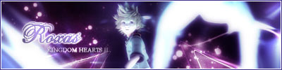 Kingdom Hearts 2 Roxas Skrik Signature